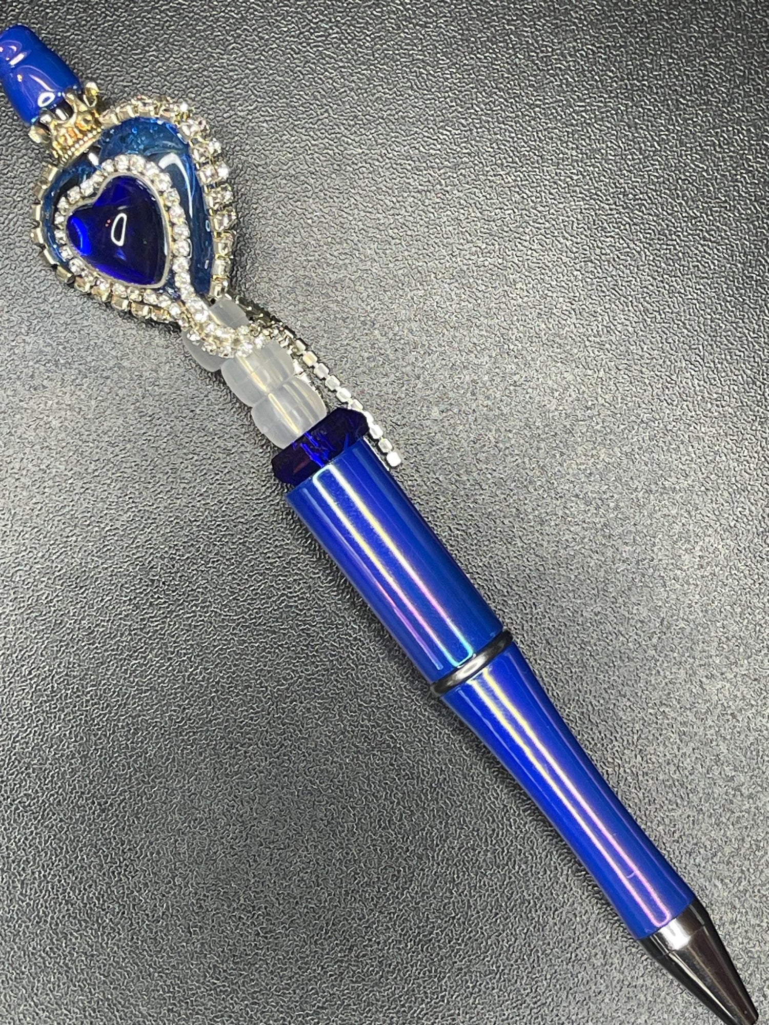 Blue Beaded Pens