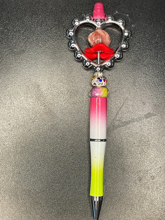 Multicolored Beaded Pens