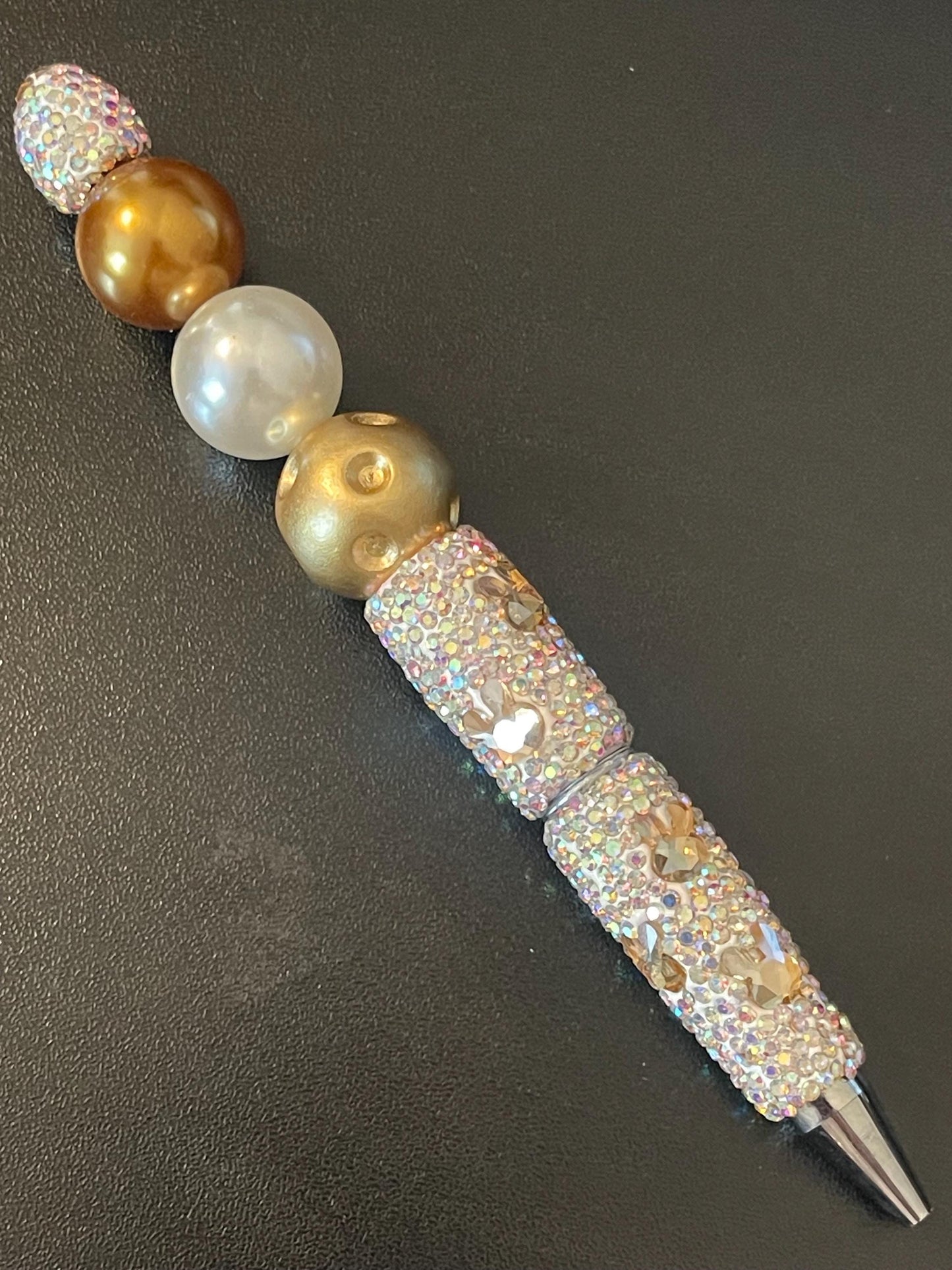 Rhinestone Bunny Beaded Pens