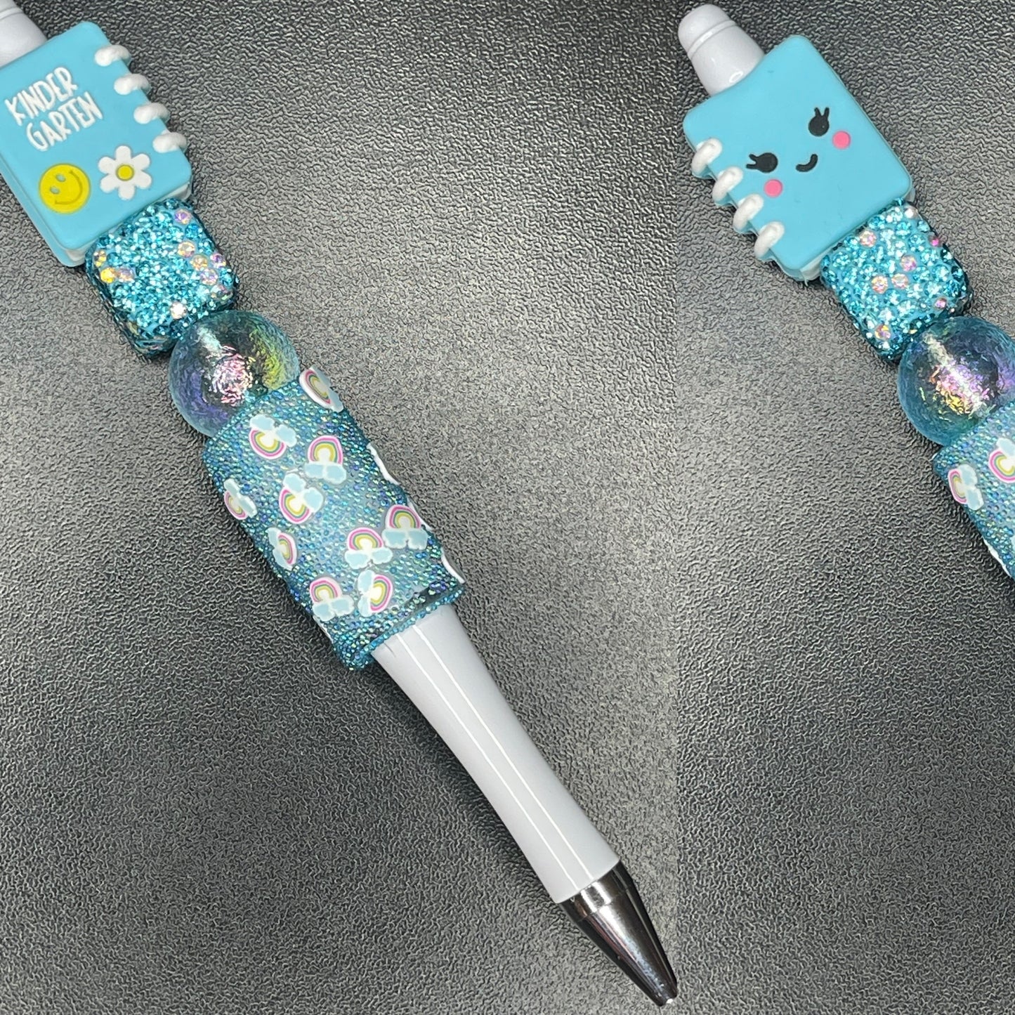 Half Rhinestone Beaded Pens