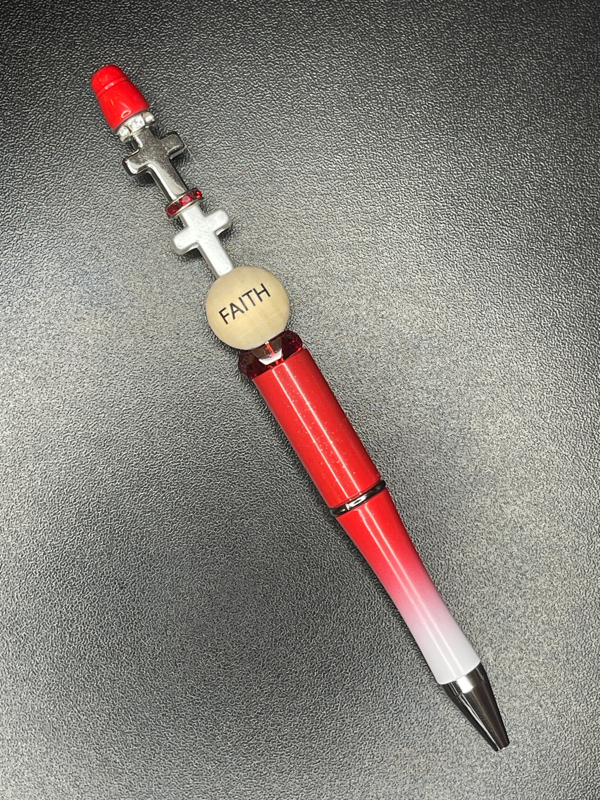 Red Beaded Pens