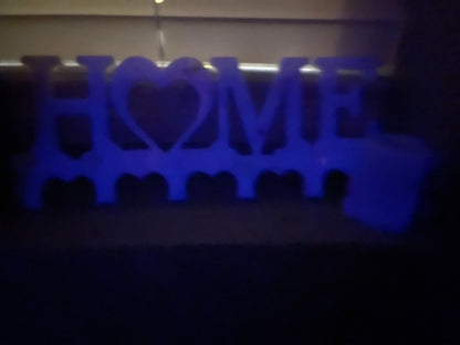 Resin Key Hanger: Glow in the Dark Heart Keychains