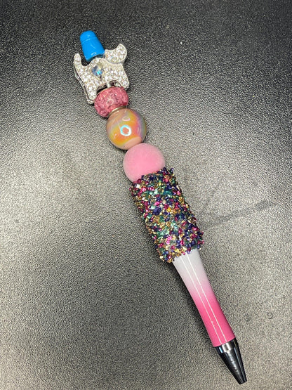 Half Rhinestone Beaded Pens