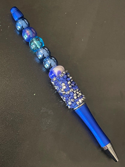 Half Rhinestone Beaded Pens