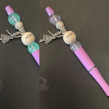 Pink Beaded Pens