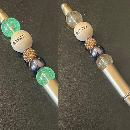 Gold Beaded Pens