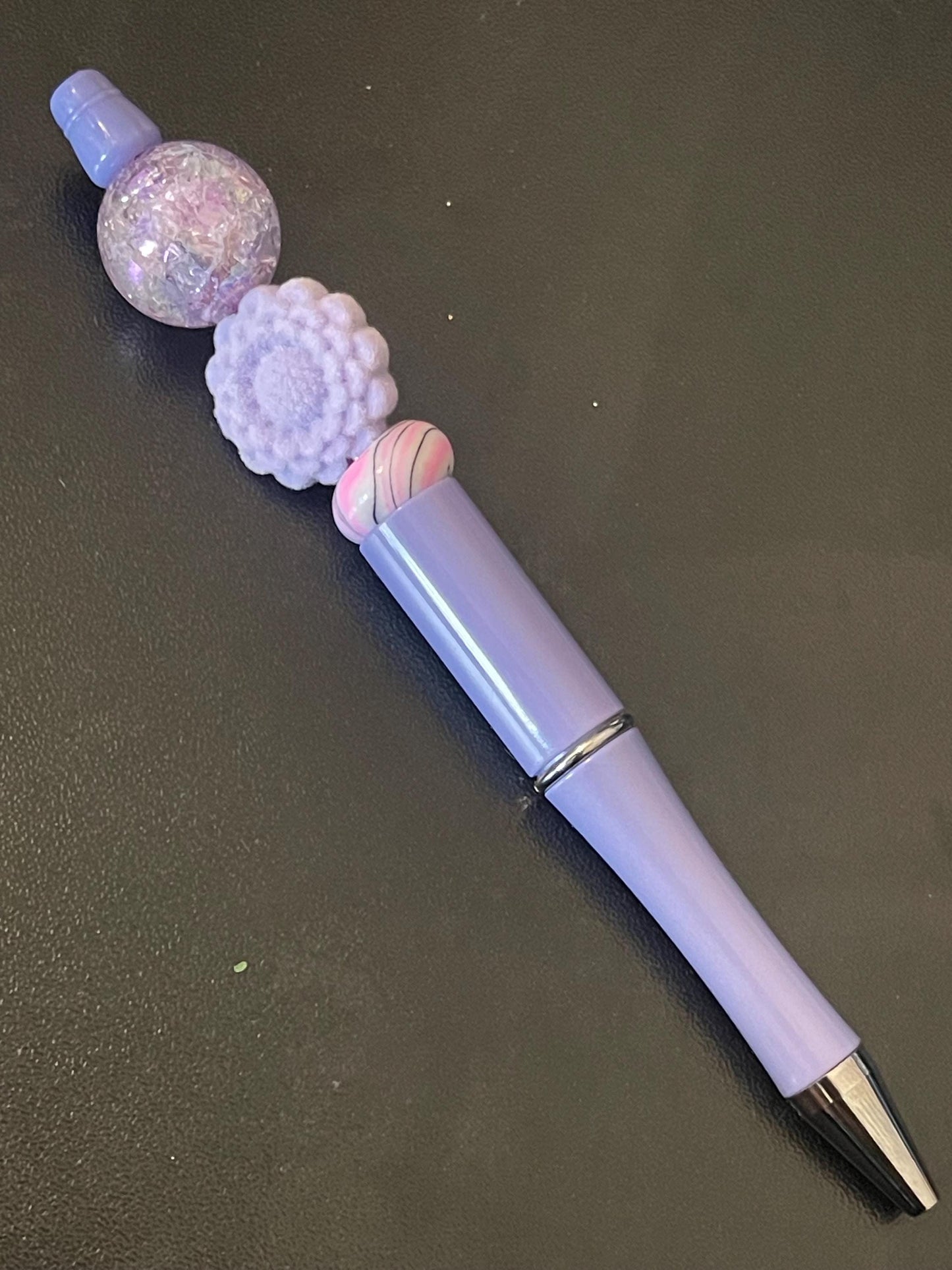 Purple Beaded Pens