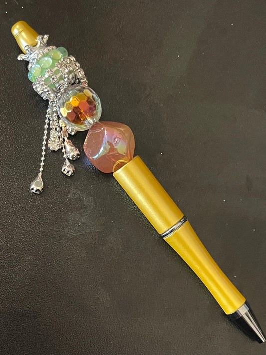 Yellow Beaded Pens