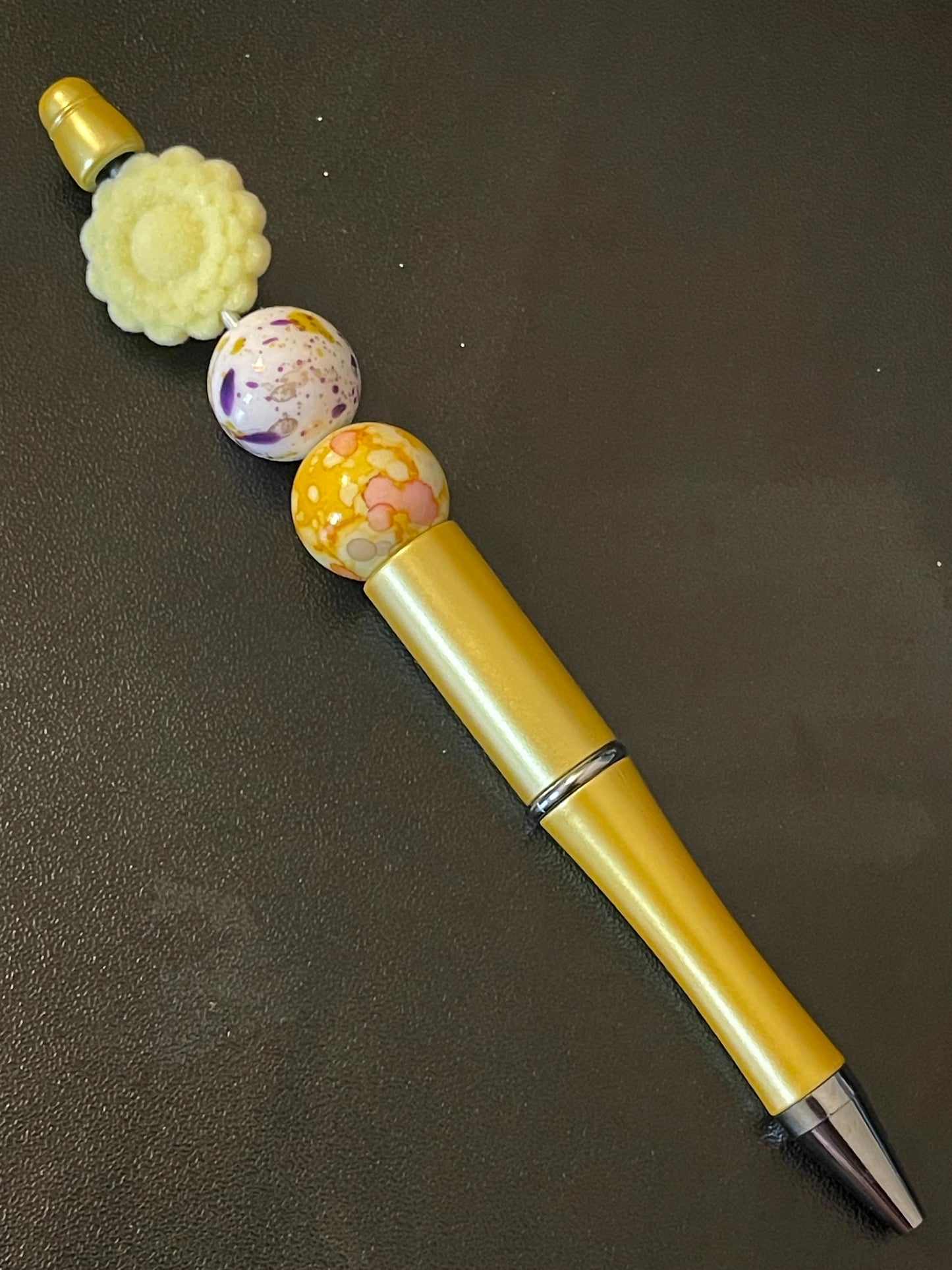 Yellow Beaded Pens