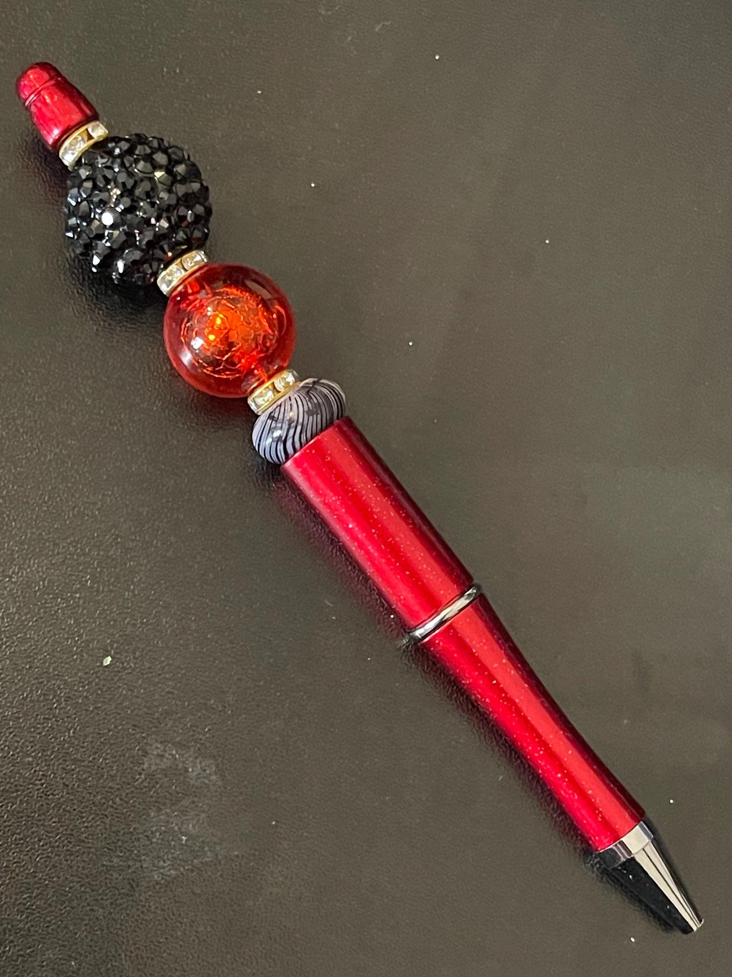 Red Beaded Pens