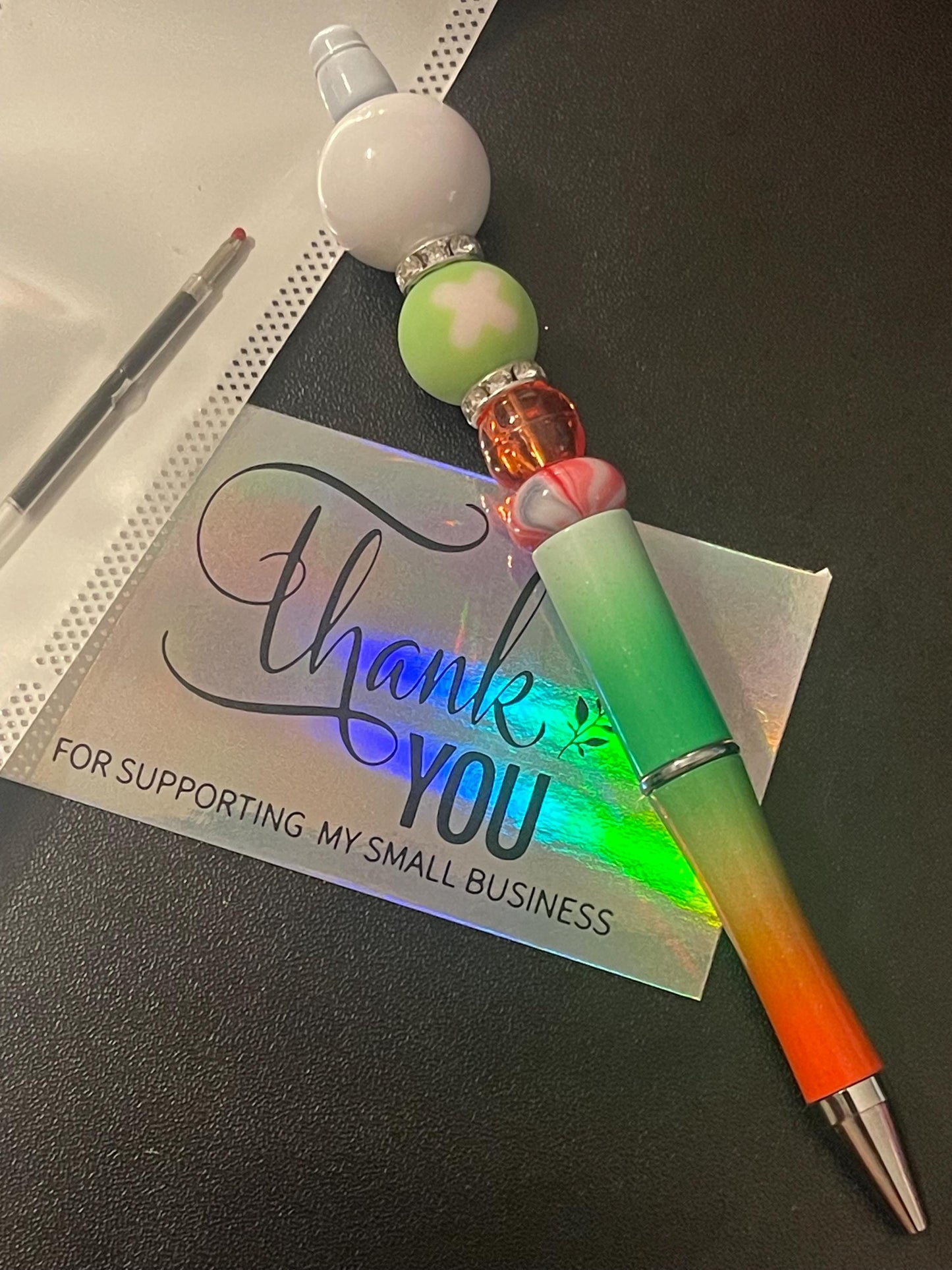 Multicolored Beaded Pens