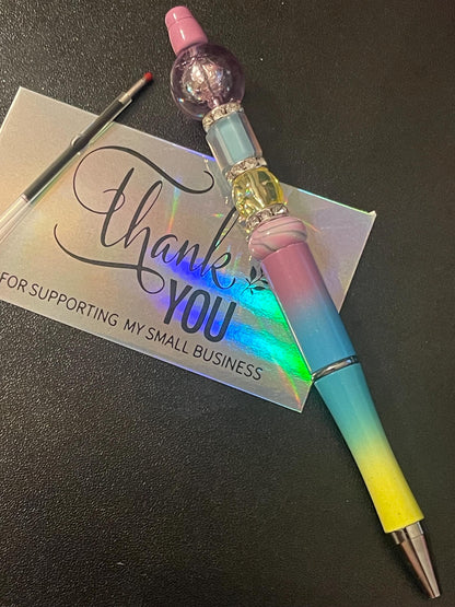 Multicolored Beaded Pens