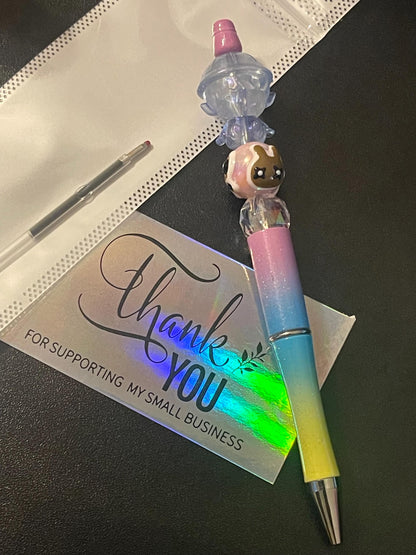 Multicolored Beaded Pens