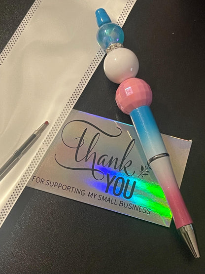 Multicolored Beaded Pens