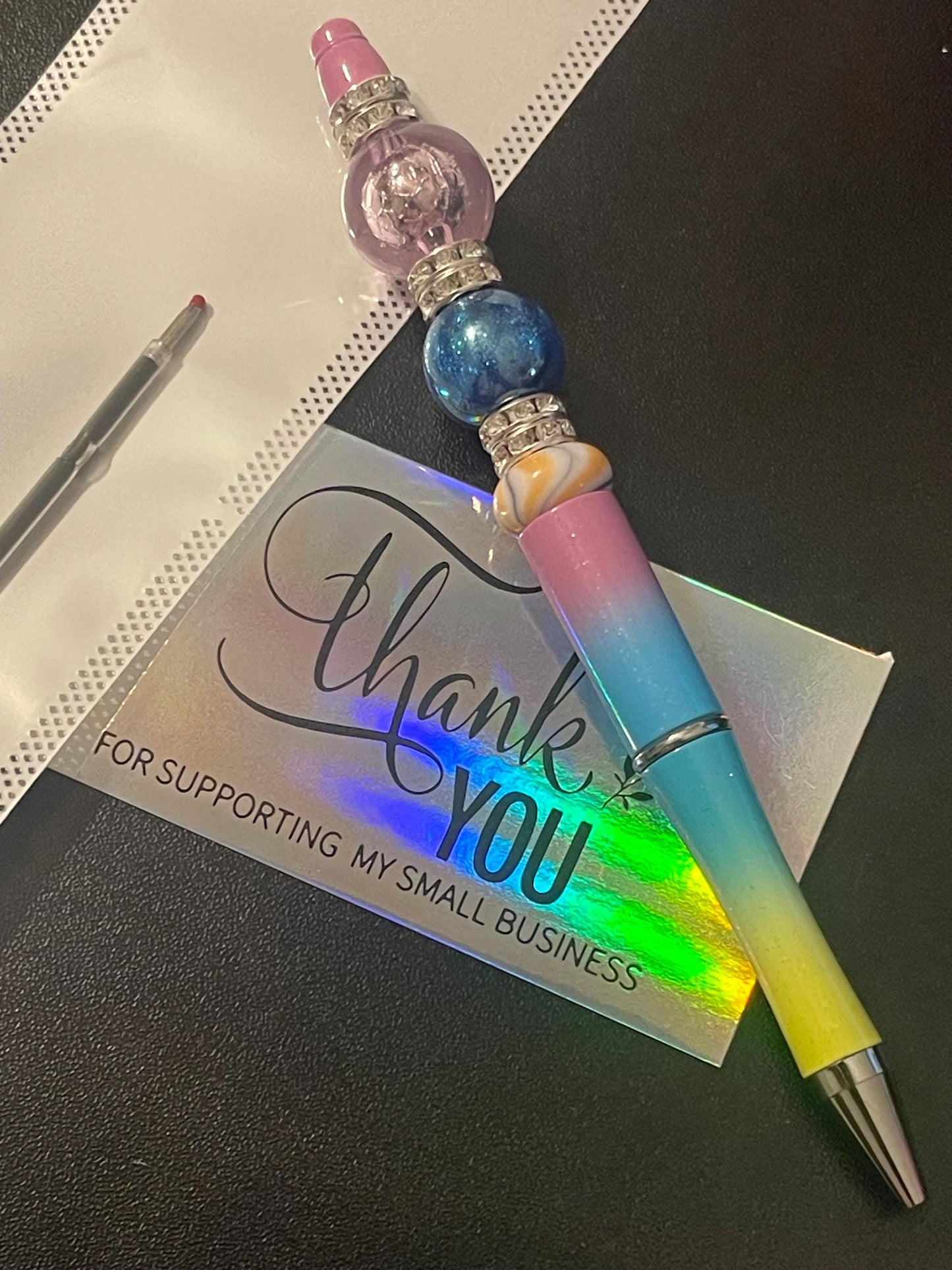 Multicolored Beaded Pens