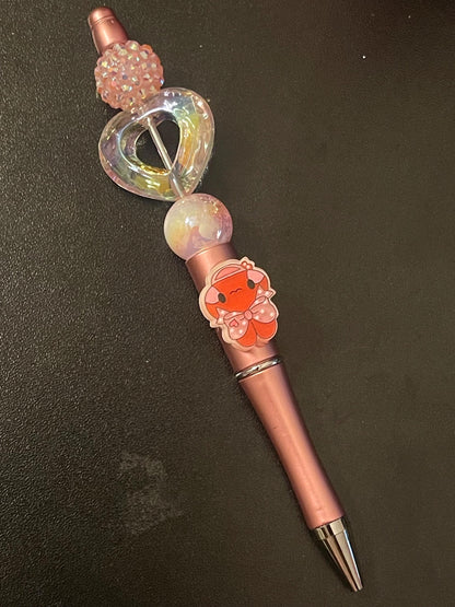 Pink Beaded Pens