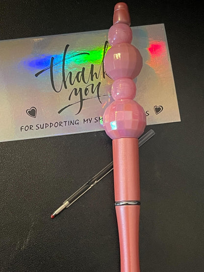 Pink Beaded Pens ext3