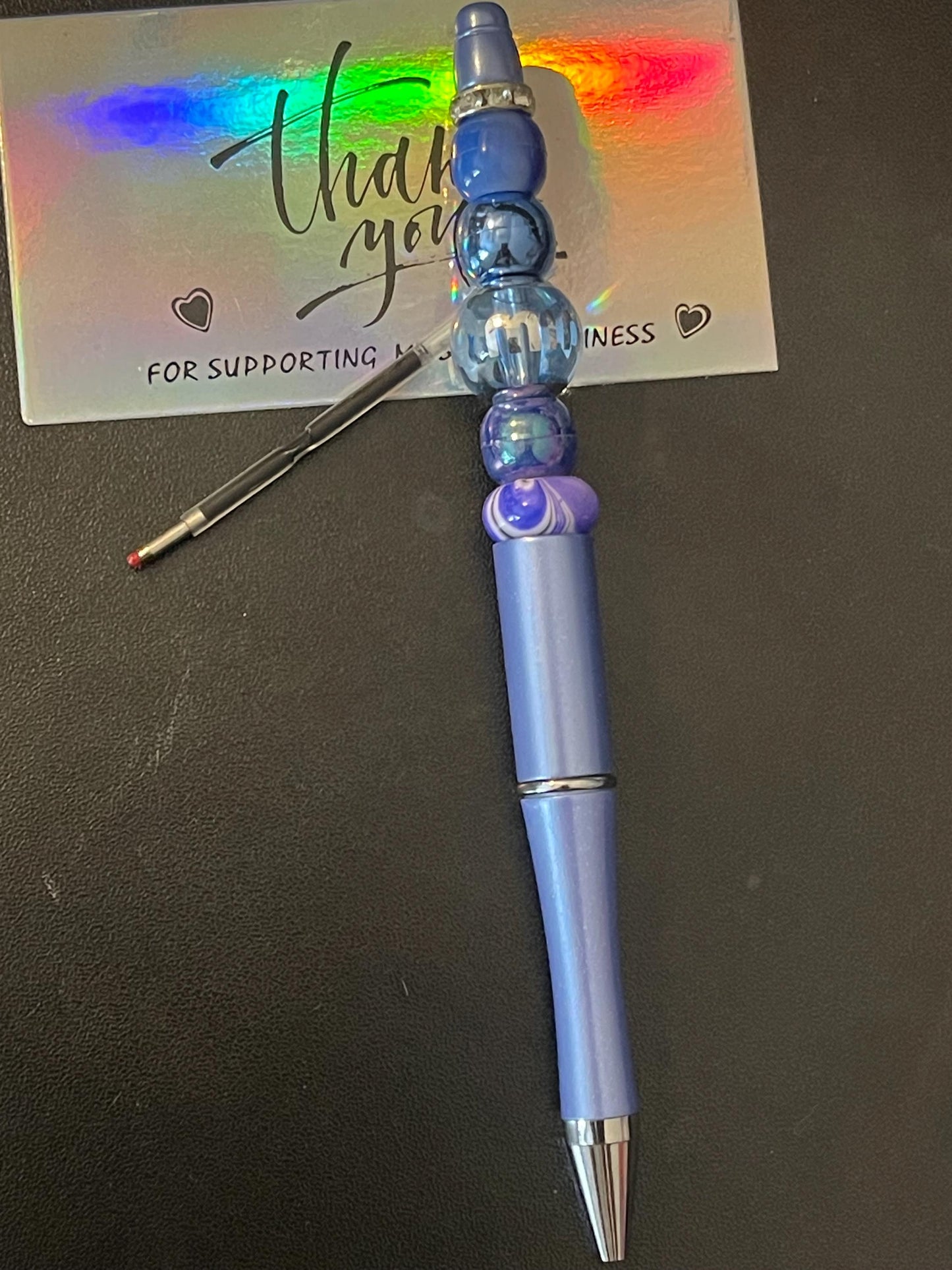 Purple Beaded Pens ext2