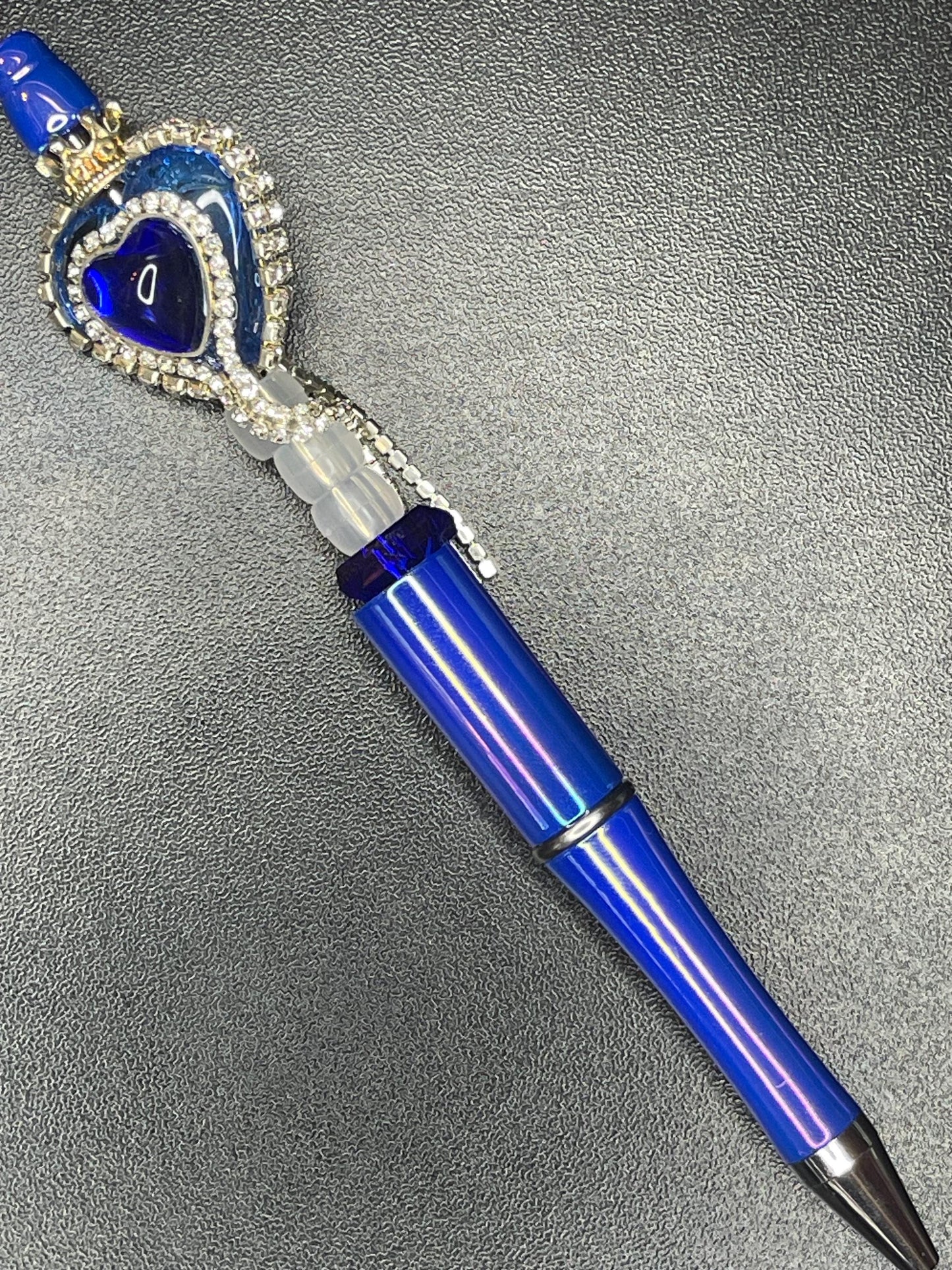 Blue Beaded Pens