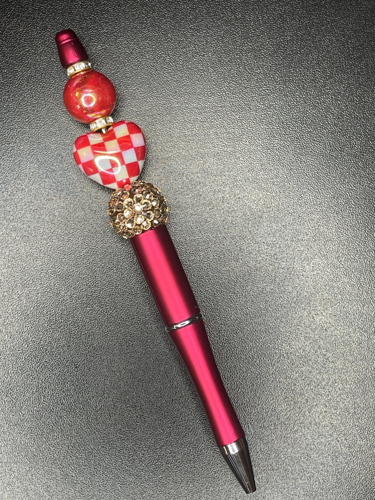 Red Beaded Pens