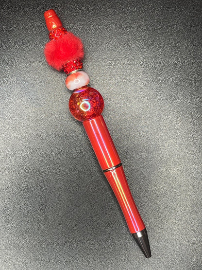 Red Beaded Pens