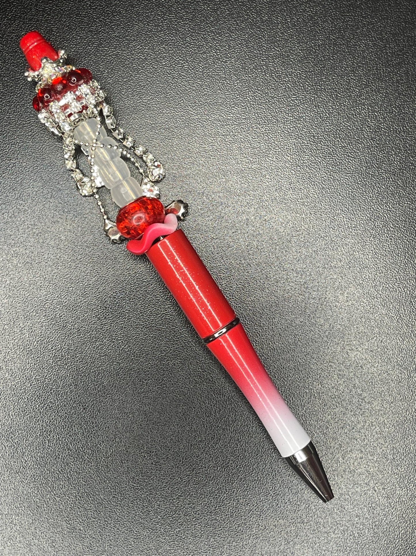 Red Beaded Pens