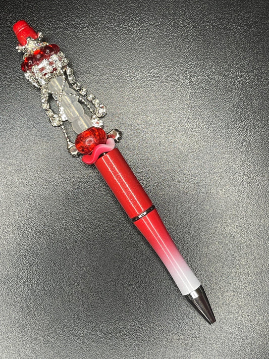 Red Beaded Pens