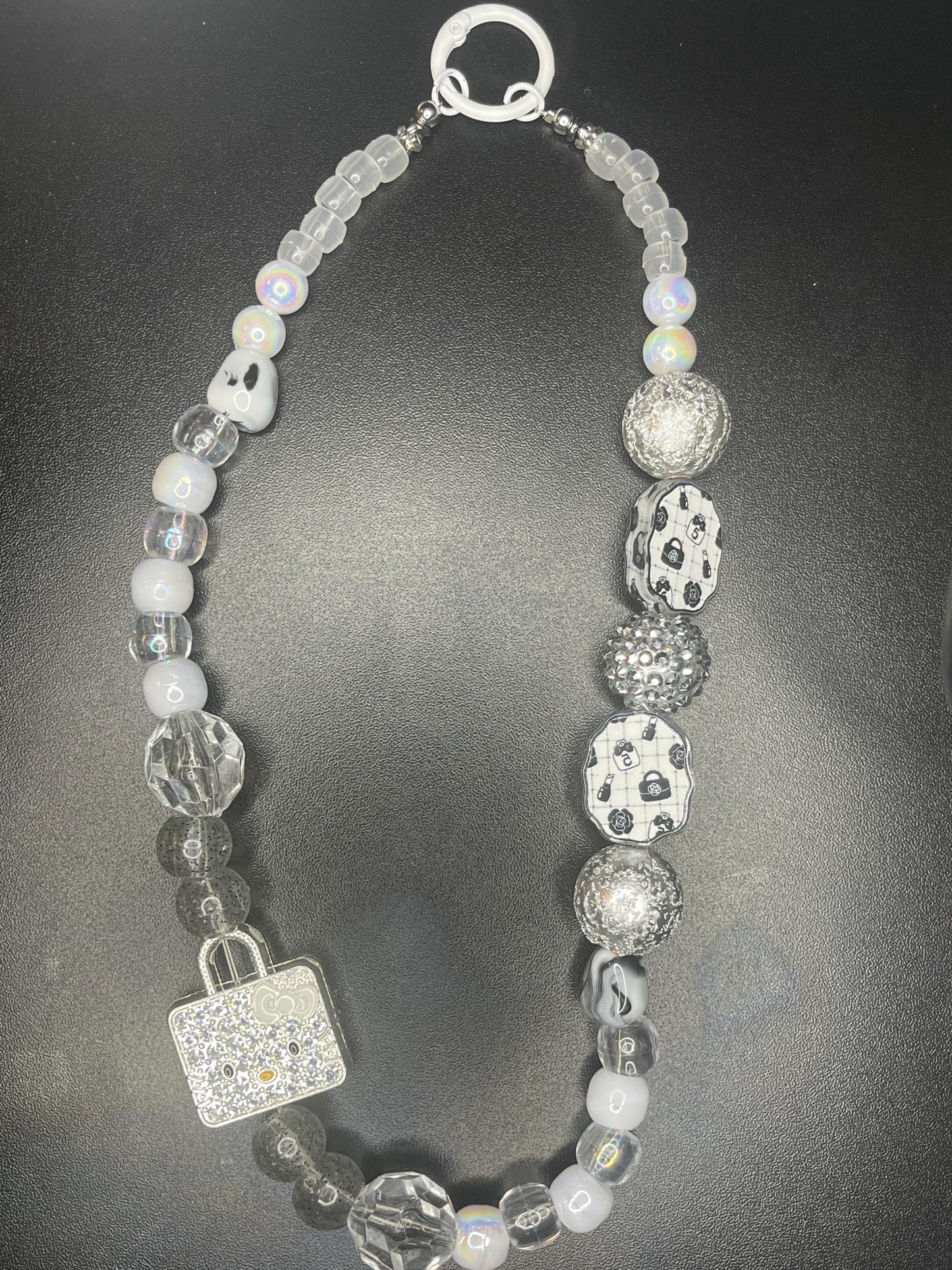 Beaded Carchains for Rearview Mirror